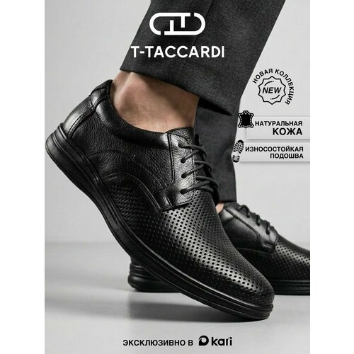 фото Полуботинки дерби t.taccardi весна-лето 2026, размер 45 р. - 29 см, черный