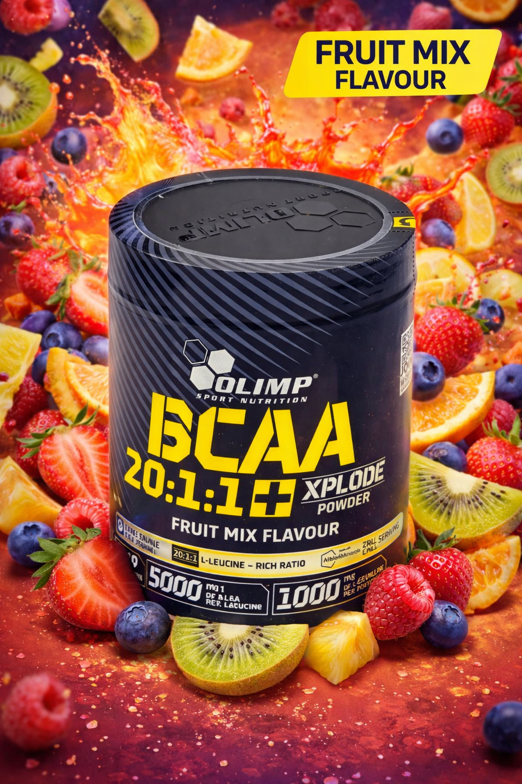 Olimp Bcaa 20:1:1+ Xplode powder fruit punch 200г 27 порций BCAA