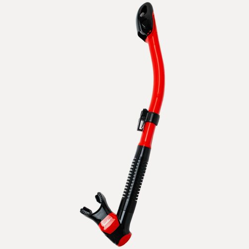 Изображение товара Трубка для плавания, снорклинга и дайвинга Marlin DRY LUX , красный/черный