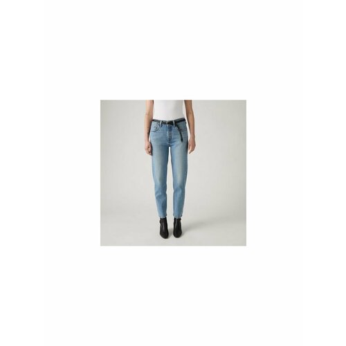 фото Джинсы levi's women 501 crop jeans, размер 28/30, голубой