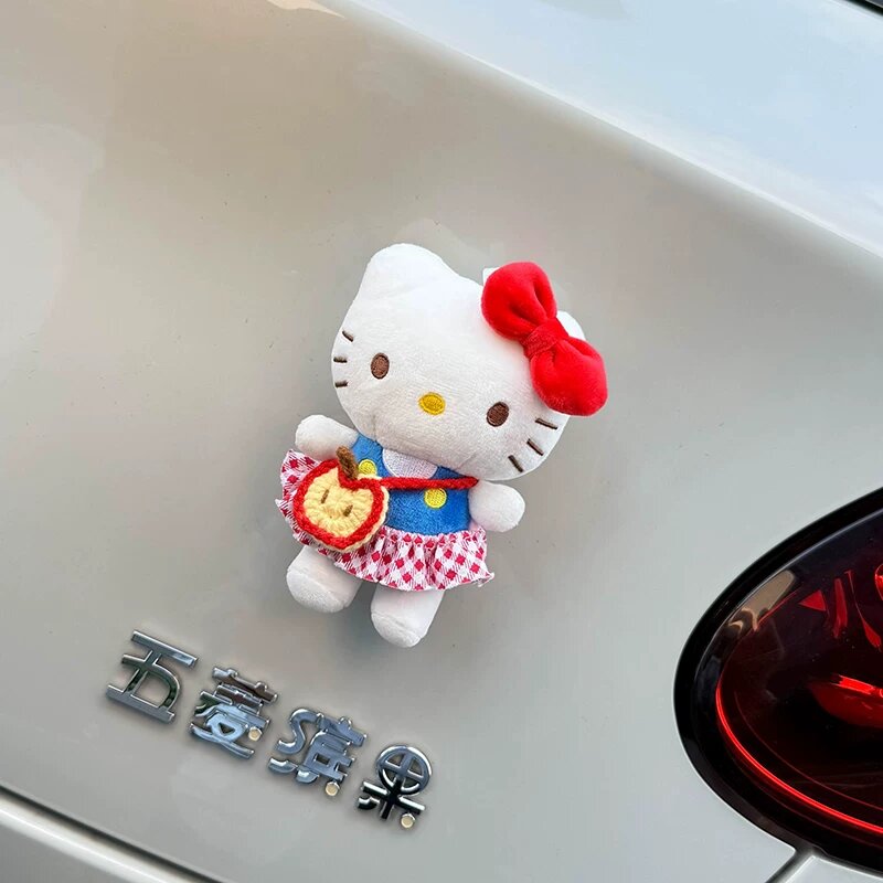 Hello Kitty Яблоко Автосалон Декор Фигурка для Приборной Доски - Милый Автомобильный Аксессуар