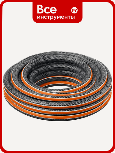 Изображение товара Поливочный шестислойный шланг Grinda Proline ultra 6 3/4", 25 м, 25 атм, двойное армирование 429009-3/4-25