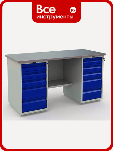 Изображение товара Верстак практик WT160. WD5/WD5.000 S30399755246, Телескопические направляющие отличаются прочностью и долговечностью