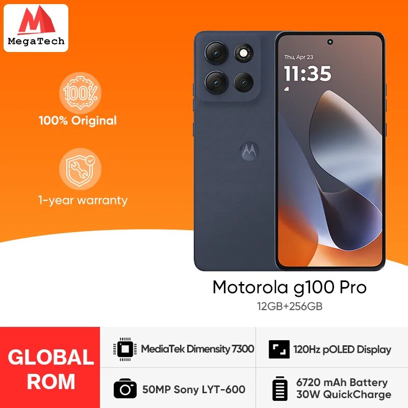 Смартфон Motorola Moto G100 Pro, 12/256ГБ, global