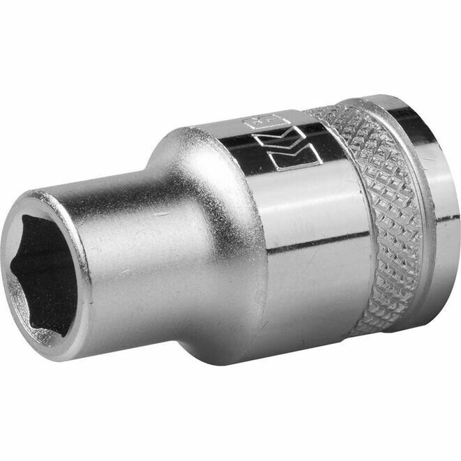 Торцовая головка KRAFTOOL 1/2", 10 мм, Cr-V сталь, хромированная