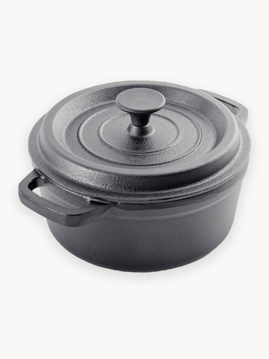 Кастрюля 3,5 л из чугуна MAYER&BOCH, кастрюля с крышкой