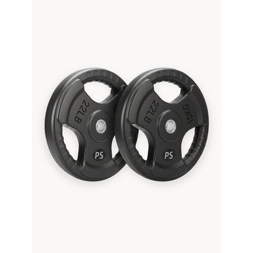 Блины для штанги обрезиненные PS-828 Perfetto Sport 10 кг 26 мм комплект 2шт