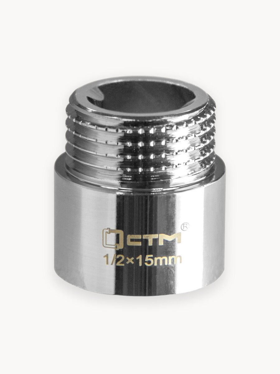 Удлинитель для воды CTM CREMF015, латунь, 1/2", с хромированным покрытием