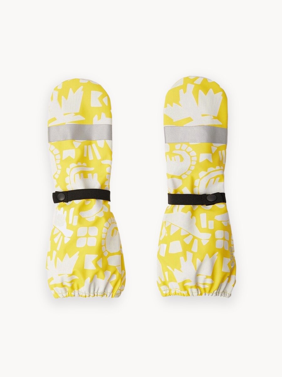 Варежки Lassie Paju для детей, размер 1, желтый