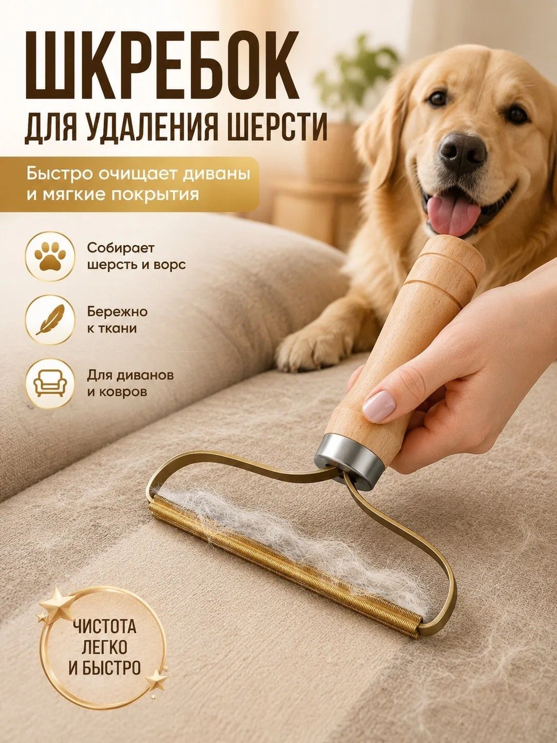 Щетка скребок для удаления шерсти животных, катышек и волос, щетка для чистки ковров и одежды