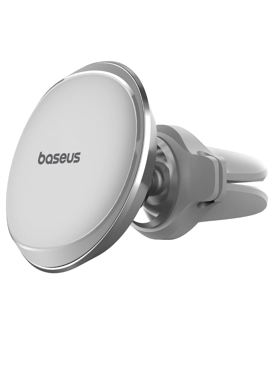 Магнитный держатель для телефона Baseus Magnetic Car Mount Phone Holder Frost Silver (C40141201S13-00)
