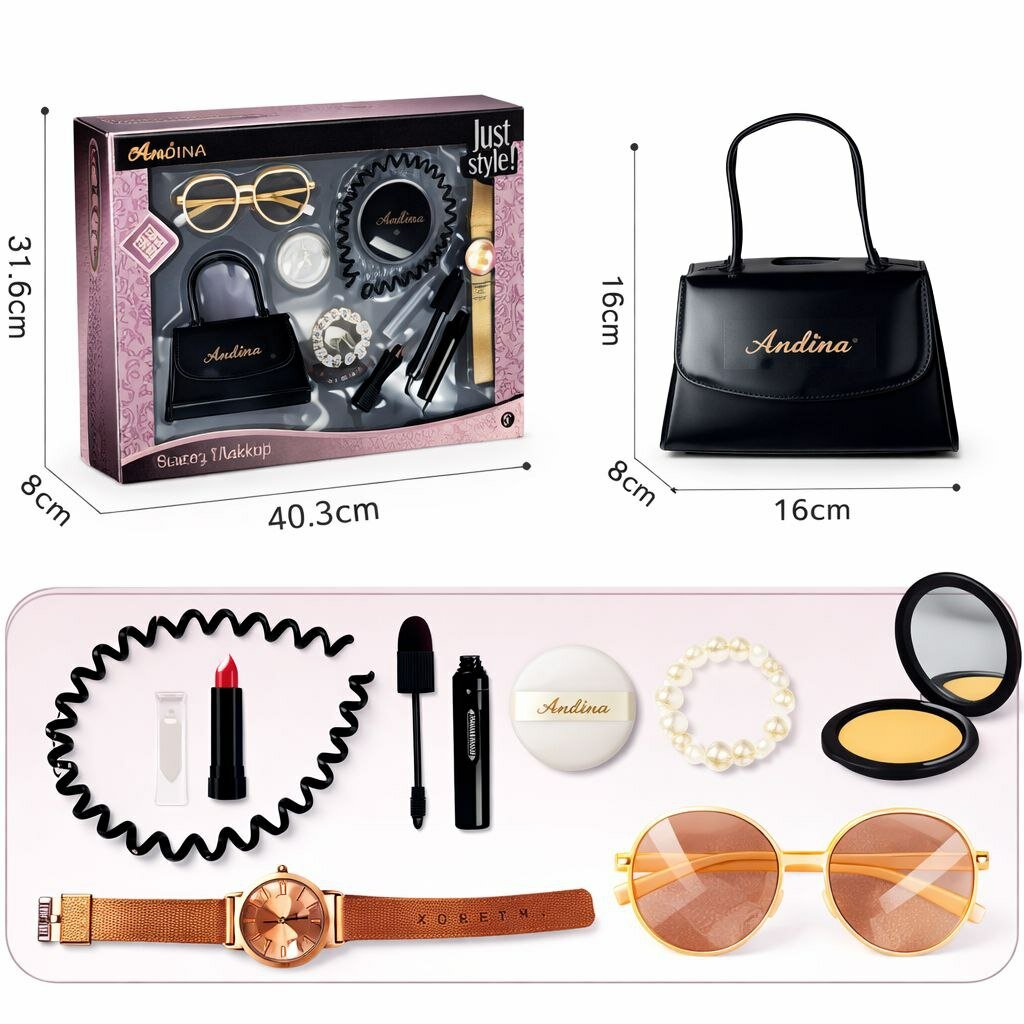 Комплект игрушек-украшений  сумка