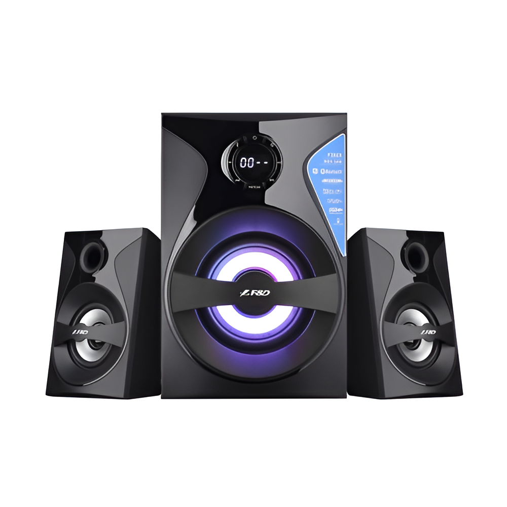 Акустическая система F&D, F380X, 2.1, 54 W, USB, SD, с пультом ДУ