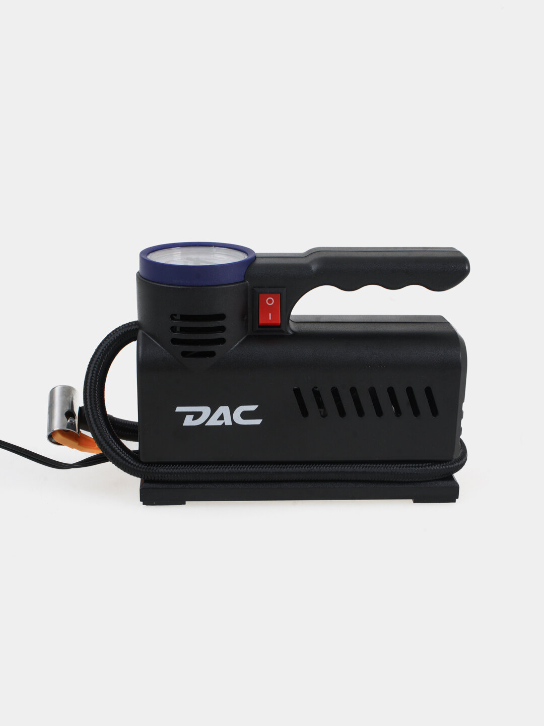 Компрессор автомобильный DAC, LED подсветка, 12В, с манометром — фото 1