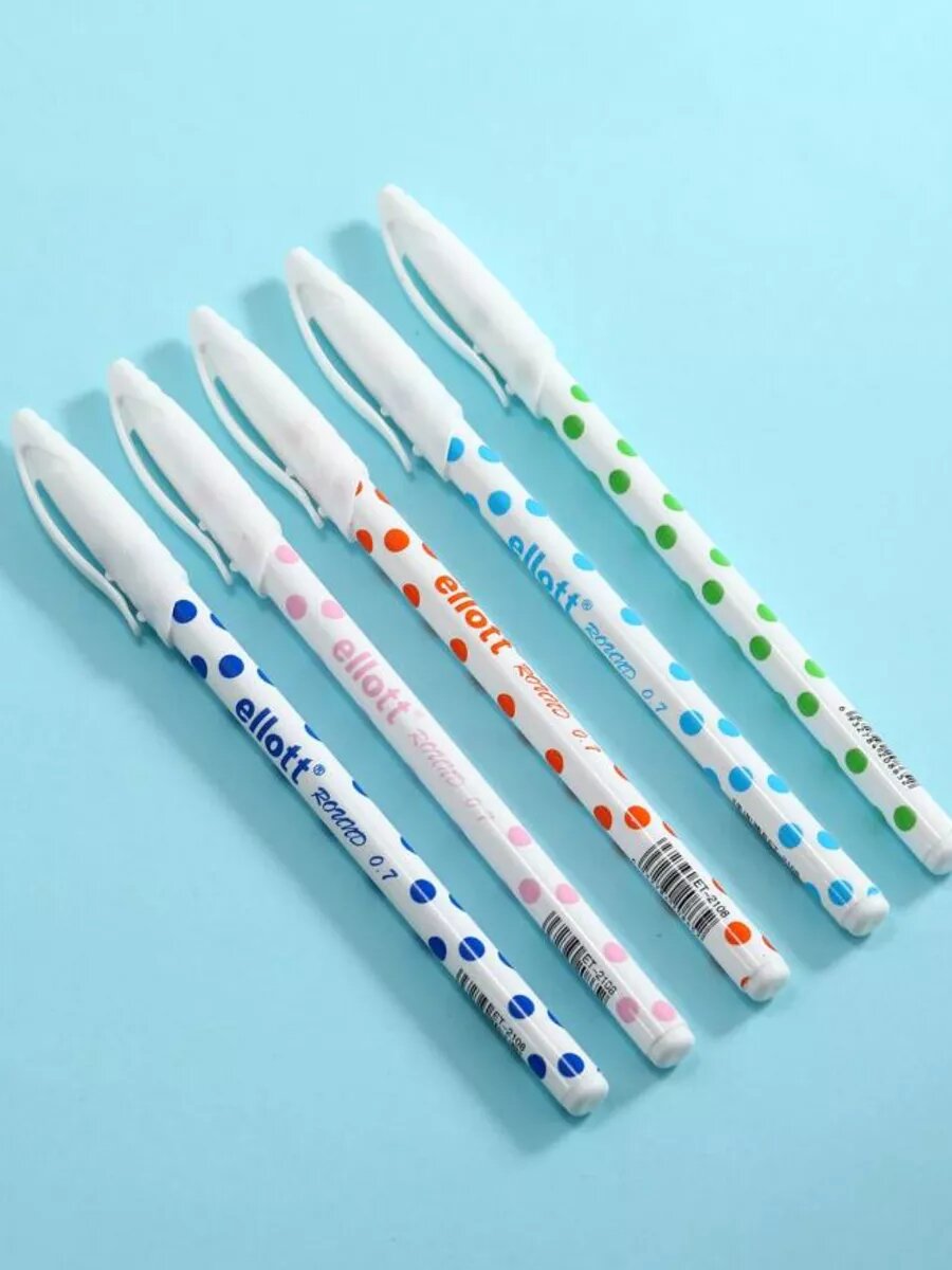 Набор шариковых ручек Ellott Luva, синий, 3 шт, толщина линии 0.7мм