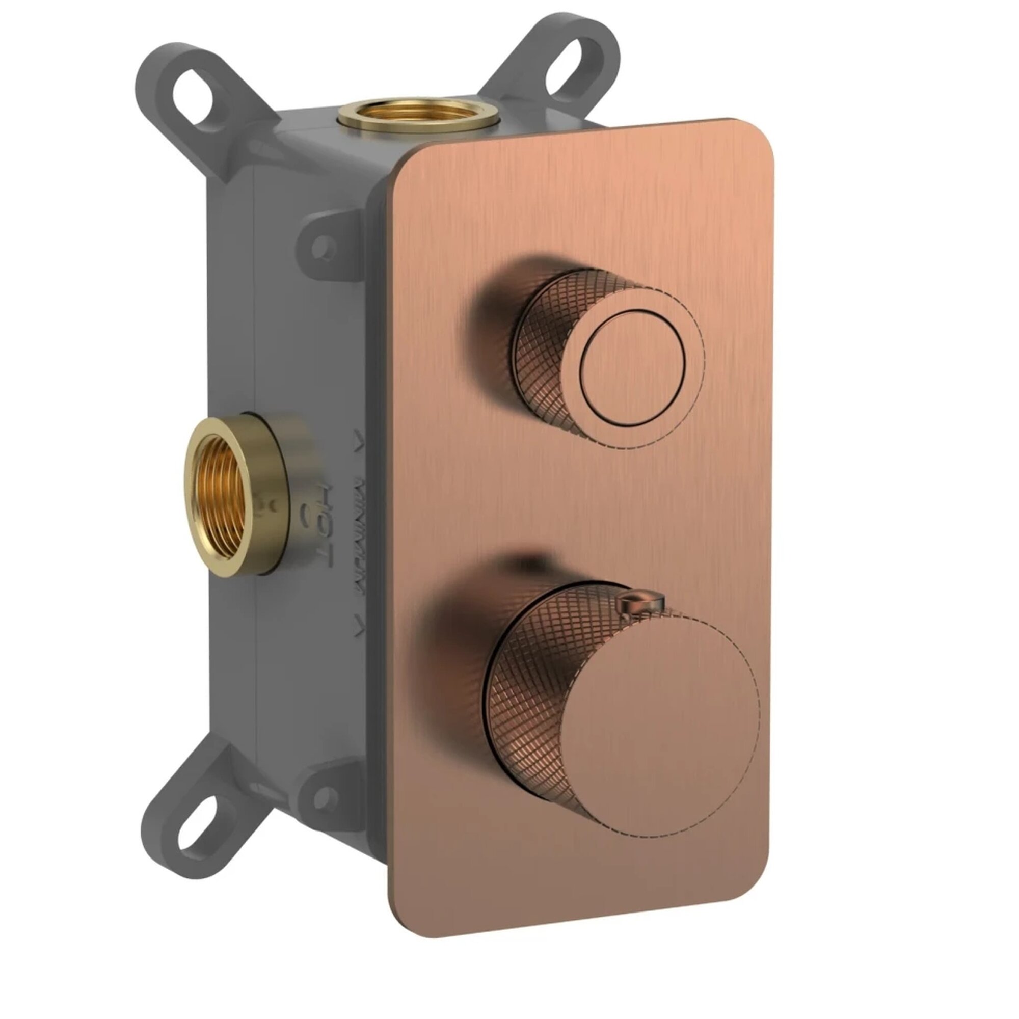 Смеситель с термостатом встраиваемый на 1 потребителя комплект с монтажной частью AQM8810BC