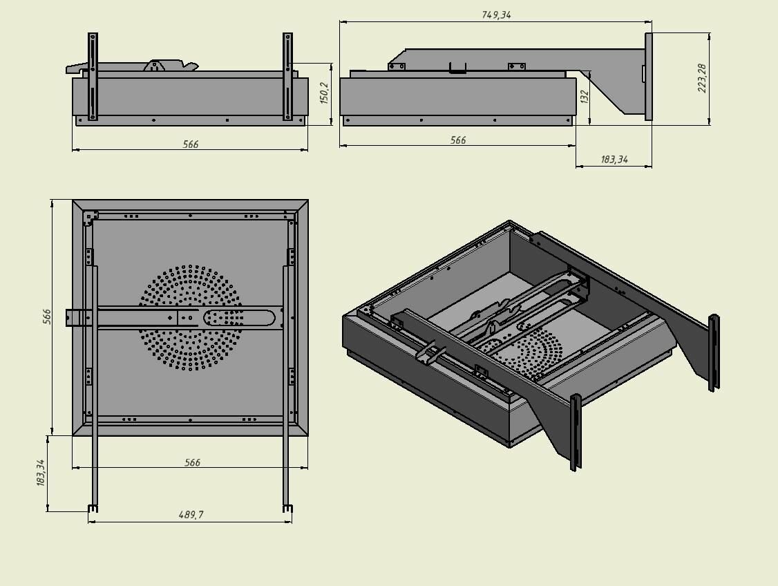 Кронштейн крепления "Водопад 24л термо осина" к стене ( пара ) 430 — фото 1