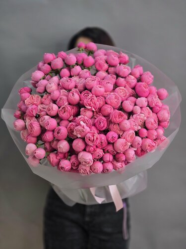 Изображение товара Букет из 51 кустовых пионовидных роз, размер XXL, от "Di_Flowerslab"