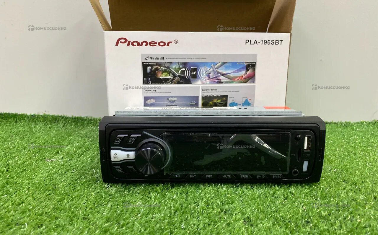 Усилитель звука Pioneer PLA-196-S-BT для авто, 4 канала (4 x 65Вт), Bluetooth 4.2, компактный корпус