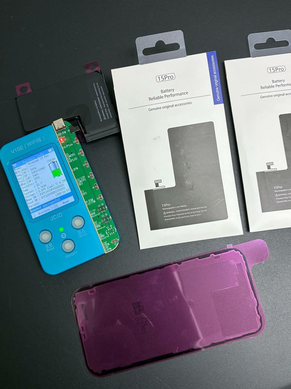 Аккумулятор Filling Capacity для iPhone 15 Pro (на контроллере Desay) 3274 mAh (коробка)