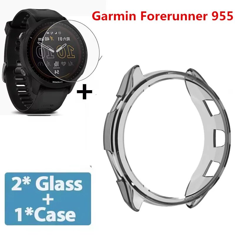 Чехол и пленка для Garmin Forerunner 955