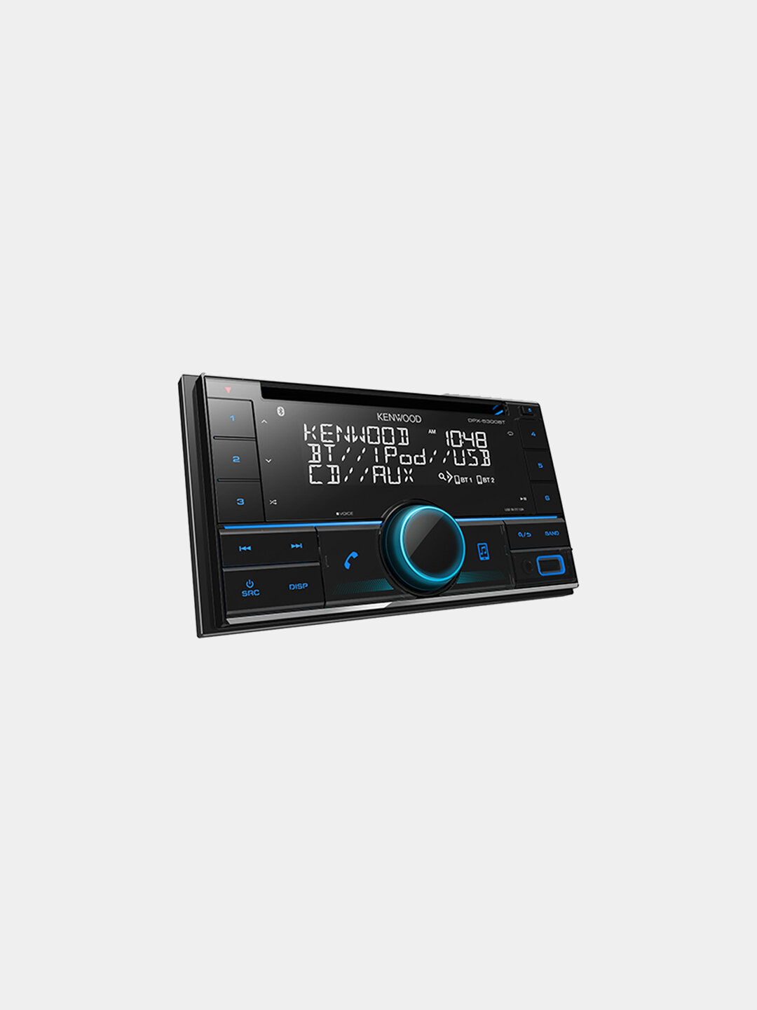 Оригинал Автомагнитола Kenwood DPX-5300BT, 2DIN, CD, Bluetooth, USB, AUX, Radio, Индонезия