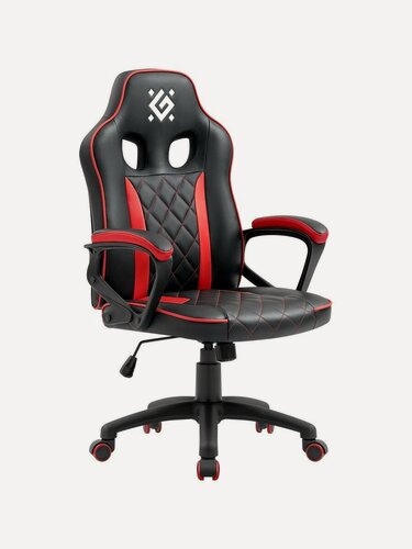 Изображение товара Игровое кресло Defender 64408 Saga Black/Red, экокожа, высота до 125 см, до 140кг