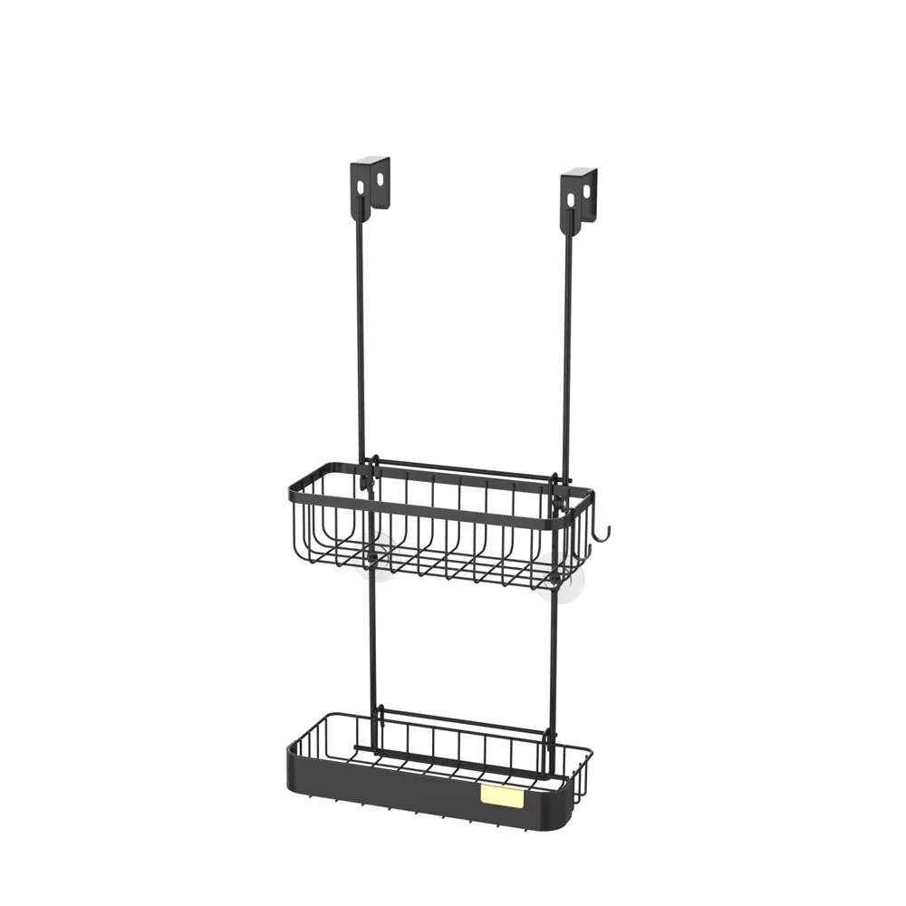 Полка для душа Iddis Soul LM007WC2Bi44 навесная 2 яруса цвет черный