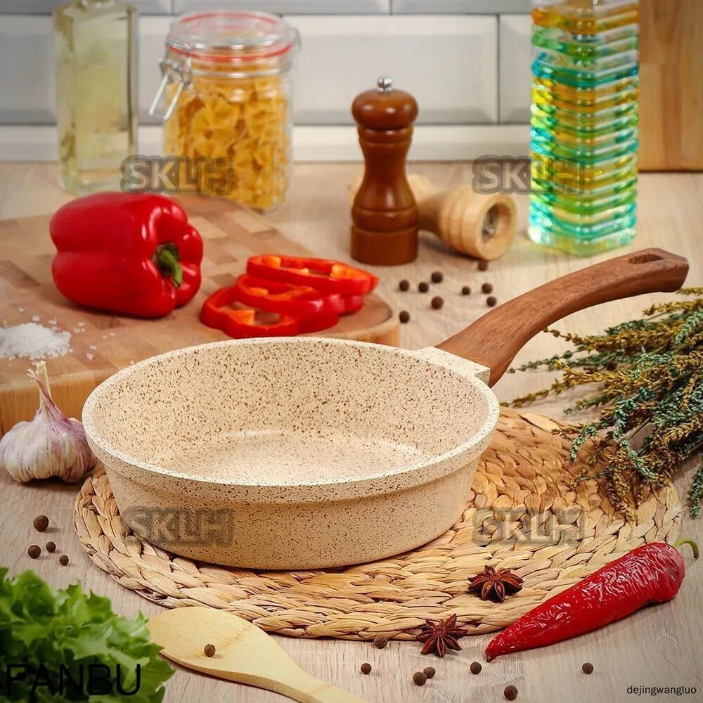 Сковорода гурман, estima E, 24 см, без крышки, с фиксированной ручкой