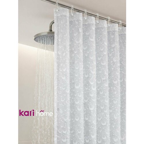 фото Штора для ванной и душа 180х180 см kari home