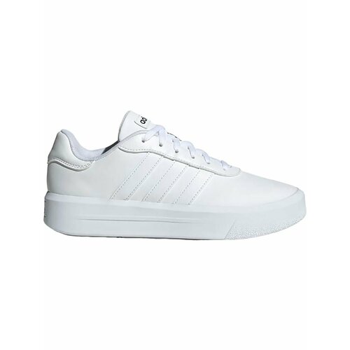 фото Кеды adidas court platform w, полнота f, размер 6,5 uk, белый