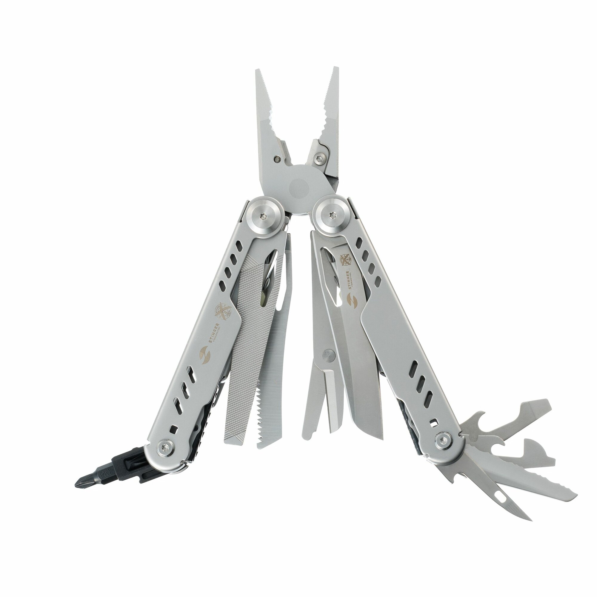 Мультитул Stinger, 23 функции, серебристый