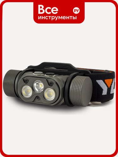 Изображение товара Налобный фонарь яркий ЛУЧ YLP Panda 4.2 Cree XP-L HI +2 sams. LH351d HIGH-CRI, max1600лм, под акк18650 4606400012016