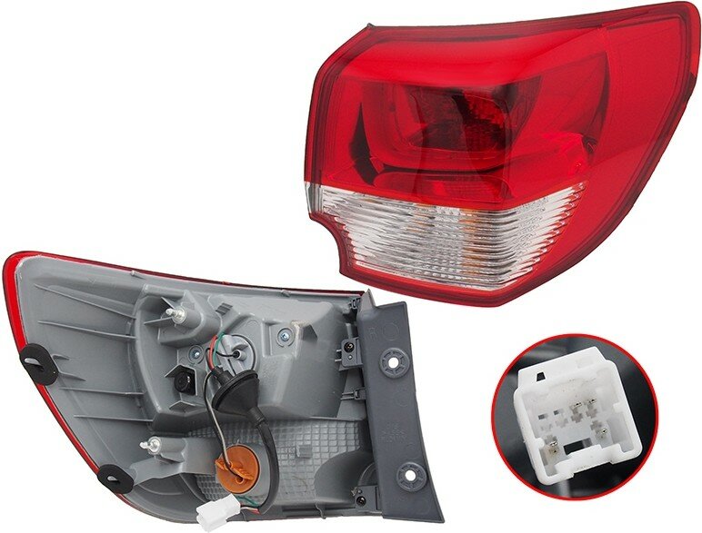 Фонарь задний SAT ST-223-19R5R Kia Rio 15-17 правый 5D HBK