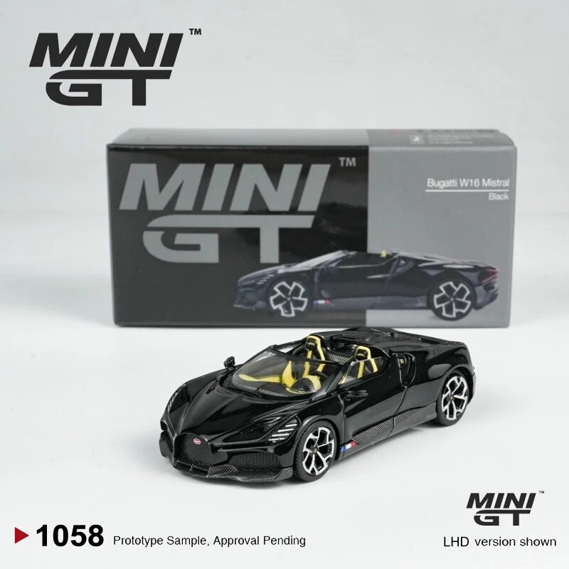 TSM MODEL Bugatti W16 Mistral модель автомобиля из металла 1:64
