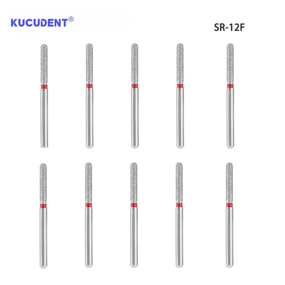 Алмазные боры KUCUDENT 50 шт, 1,6 мм, для стоматологии