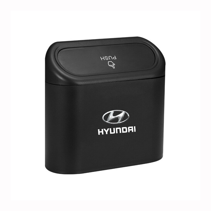 Висячий автомобильный мусорный контейнер для Hyundai - универсальное внутреннее хранение с подставкой для пакета,