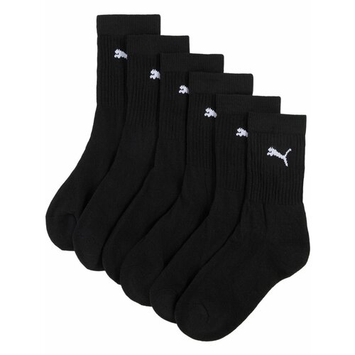 фото Носки puma junior sport socks women 3p, размер 35-38, черный