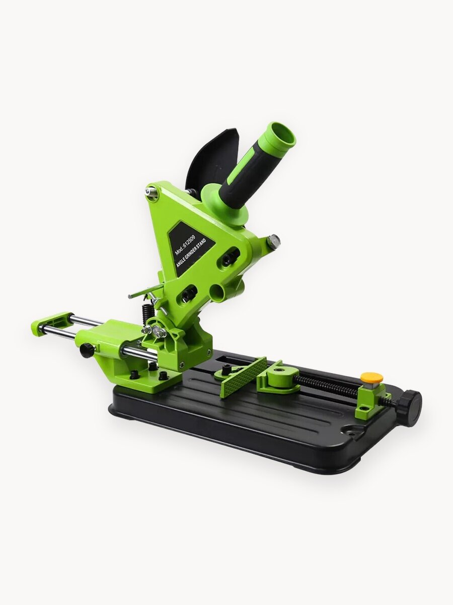 Стойка для крепления болгарки ушм BG-612509 с протяжкой, для ушм 115 мм/125 мм с защитным кожухом и струбциной