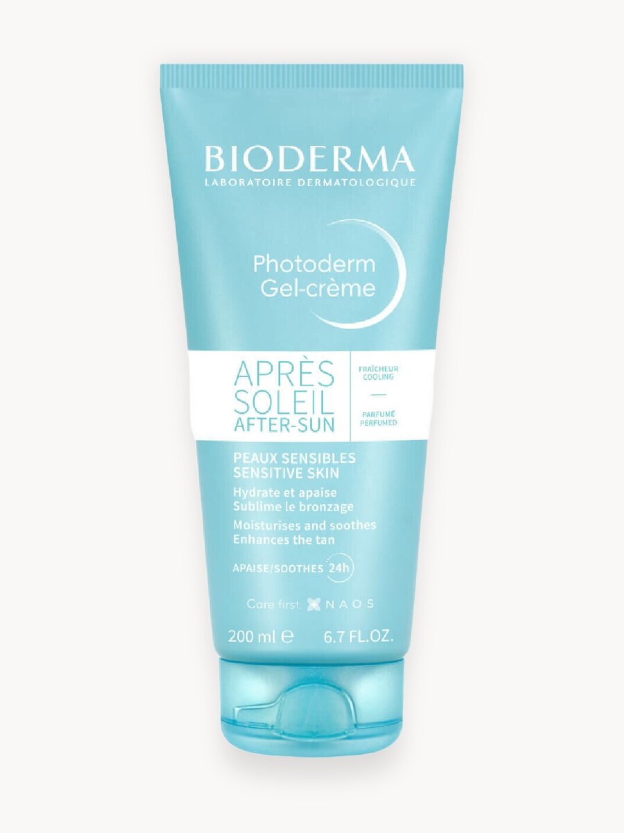 Photoderm Увлажняющий восстанавливающий гель-крем после солнца 200 мл, Bioderma
