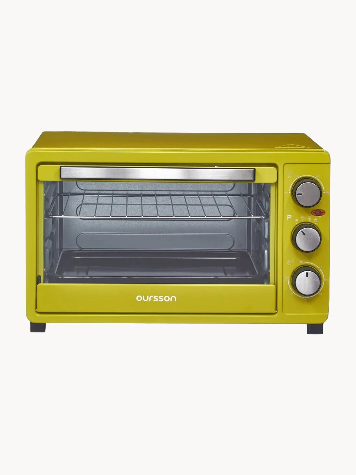Мини-печь OURSSON MO2325/GA, механическое управление, 23л, 1500Вт, зеленое яблоко