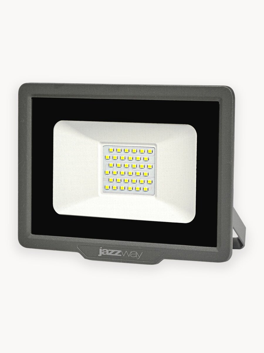 Прожектор светодиодный Jazzway PFL-C3, 30w, 6500K, IP65, 18,7х16,7х2,4 см