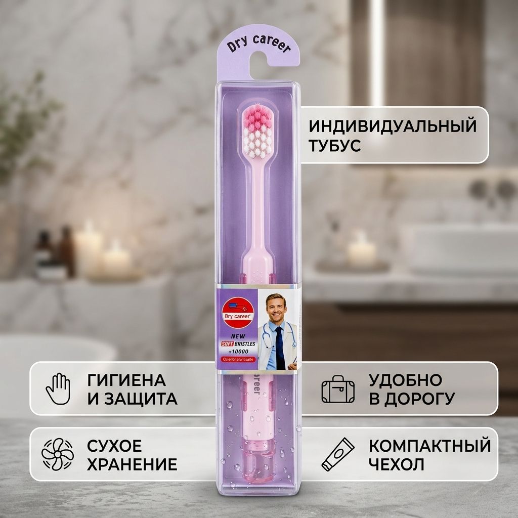 Зубная щетка Dry career для взрослых