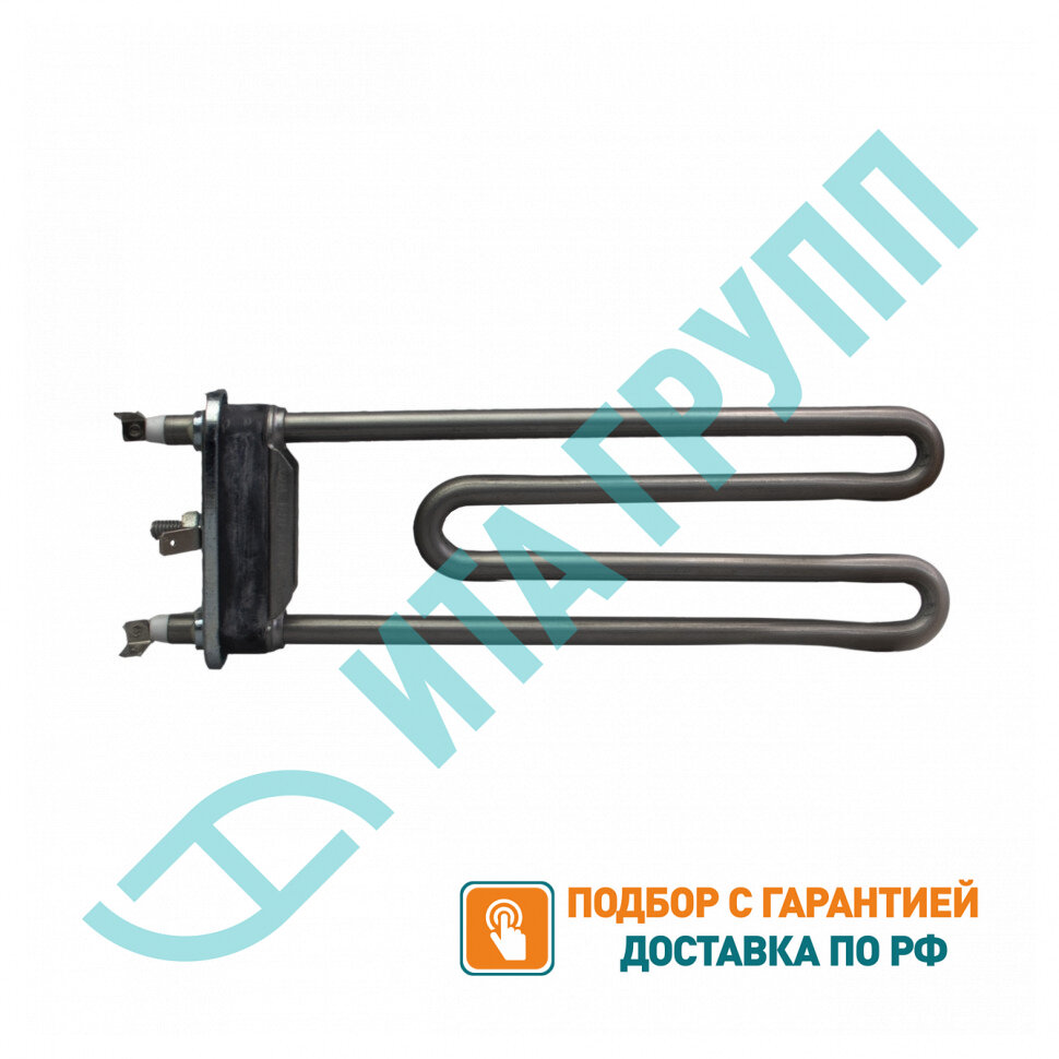 ТЭН 2000W для стиральной машины Bosch Maxx 4, Maxx 5, Classixx, Logixx с отверстием под датчик, 597001