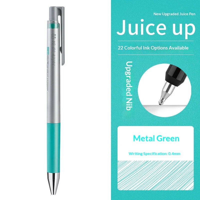Гелевая ручка PILOT Juice Up 22 цветов Зеленый, 0.4mm M Green Pen