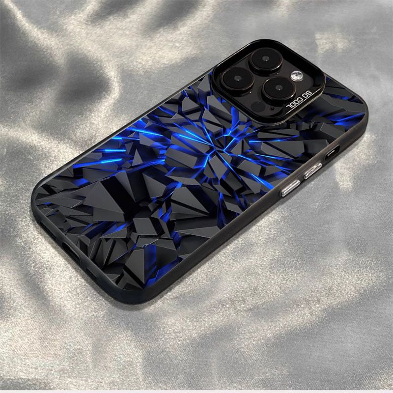 Чехол на Айфон iPhone 11 Pro / Apple iPhone 11 Pro черный мягкий защитный чехол, абстрактные серые переливы, комфортное удержание устройства