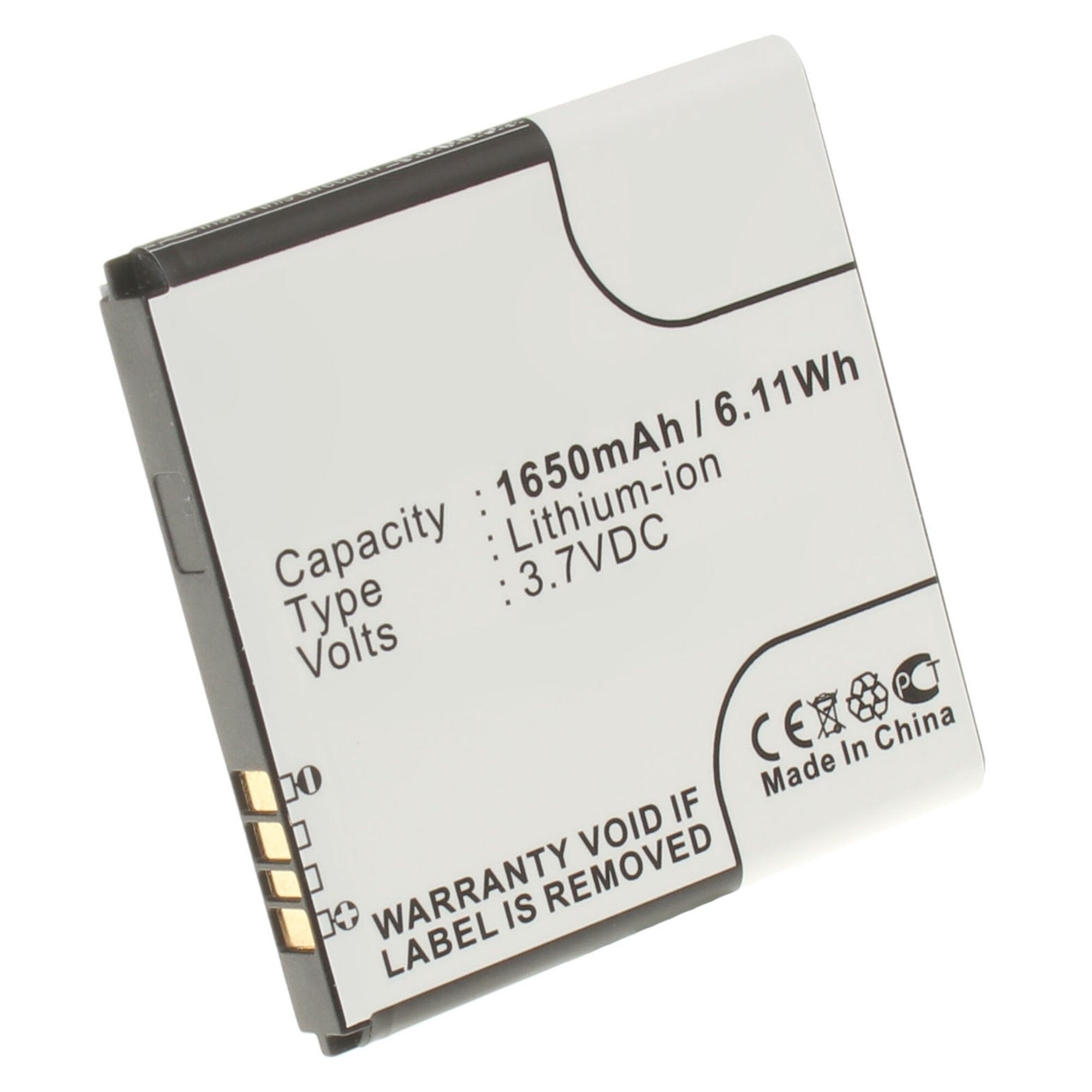 Аккумуляторная батарея iBatt 1650mAh для CAB32A0000C1, TLIB32A, BY78, TLIB5AB, CAB32A0000C2