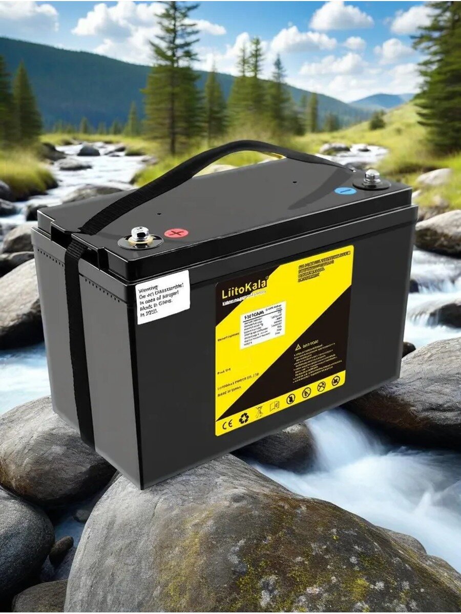 LiitoKala LiFePO4 12V 120Ah LCD 4000 циклов или более подходит для аксессуаров к электроинструментам