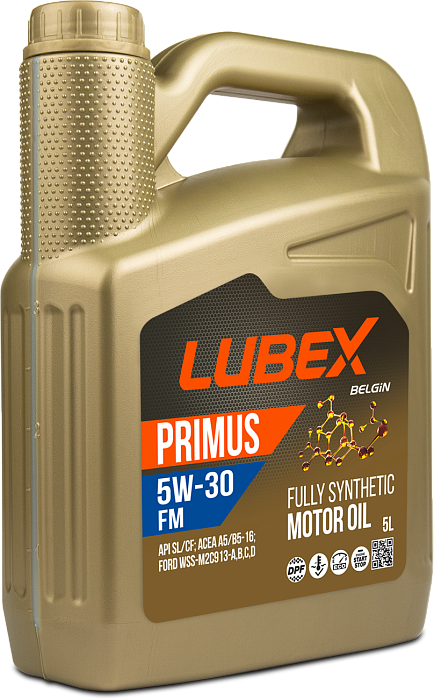 Синтетическое моторное масло Lubex PRIMUS FM 5W-30, 5л
