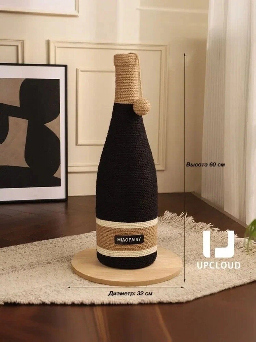 Когтеточка для кошек, тип бумажного полотна, UPCLOUD размер 16 * 16 * 60 см-С нижней пластиной